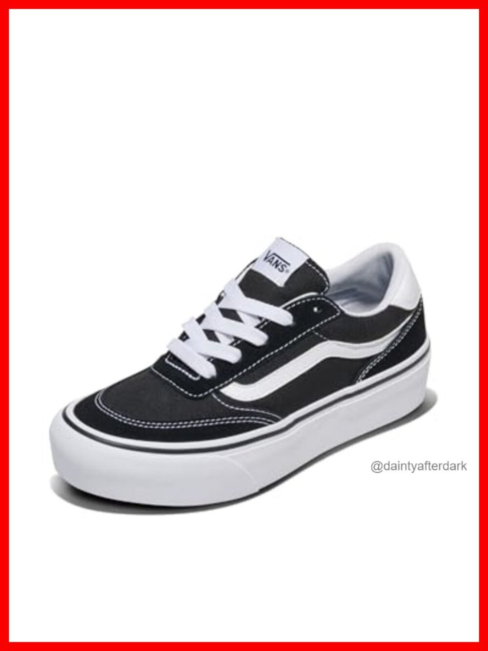 Vans Brooklyn LS Platform Suede Canvas Low Top